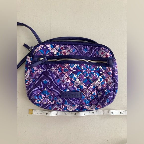 Vera Bradley Purple, Lavender Floral Crossbody Purse - Picture 3 of 10